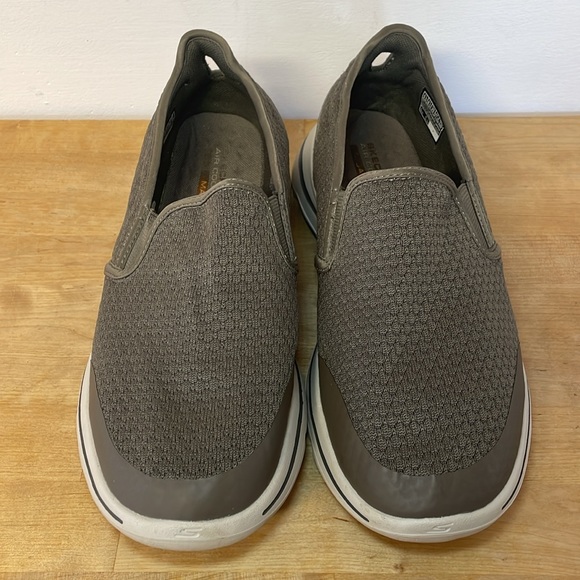 Skechers Go Walk 5 Apprize Khaki Casual Walking slip on sneakers men’s size 9.5 - Picture 2 of 16